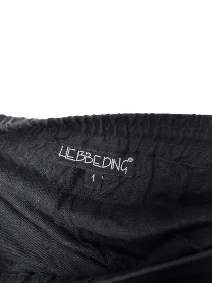 Hebbeding linen trouser skirt | Black, Black