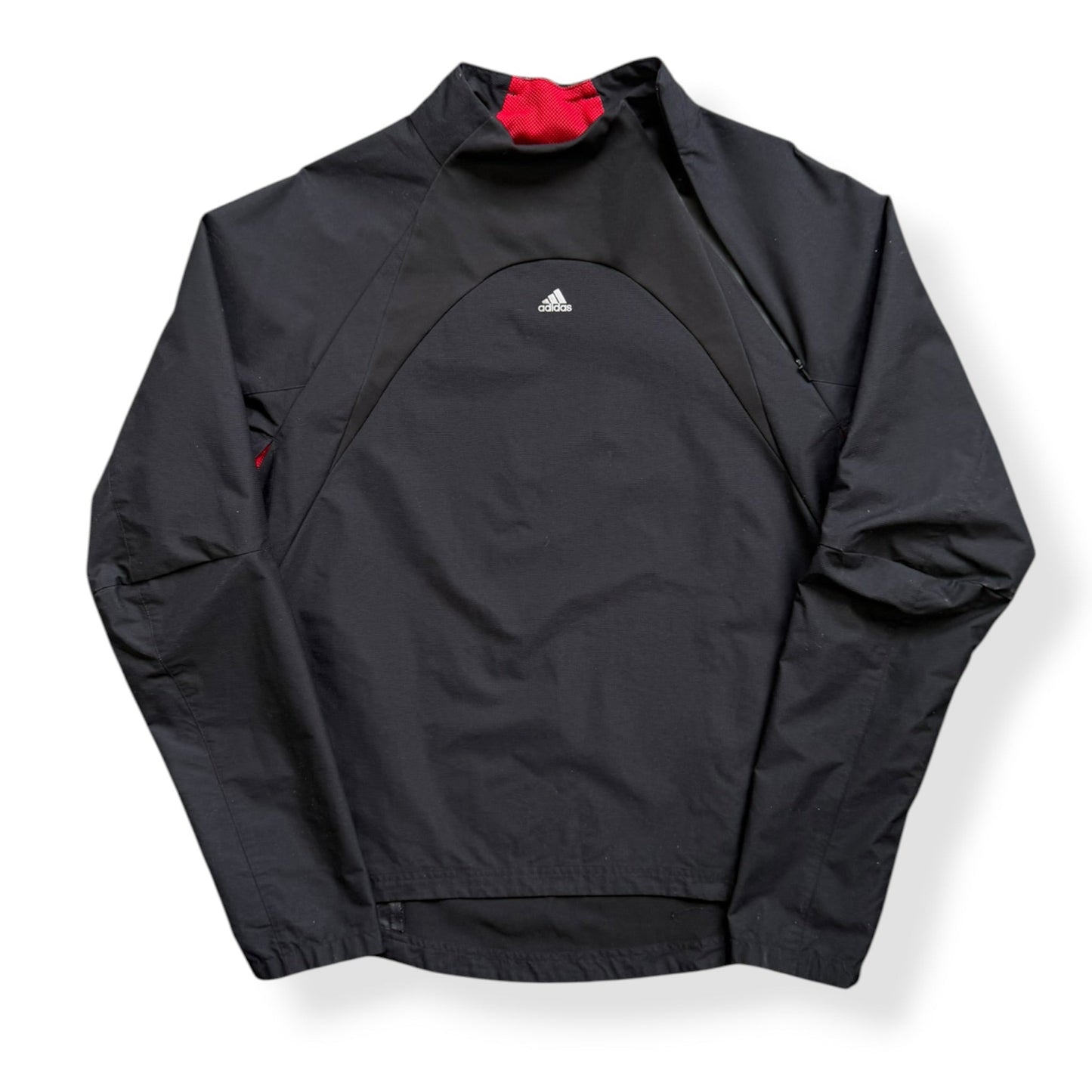 2003 Adidas Articulated Climacool Asymmetric Zip Pullover (M) | Default Title, Black