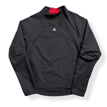 2003 Adidas Articulated Climacool Asymmetric Zip Pullover (M) | Default Title, Black