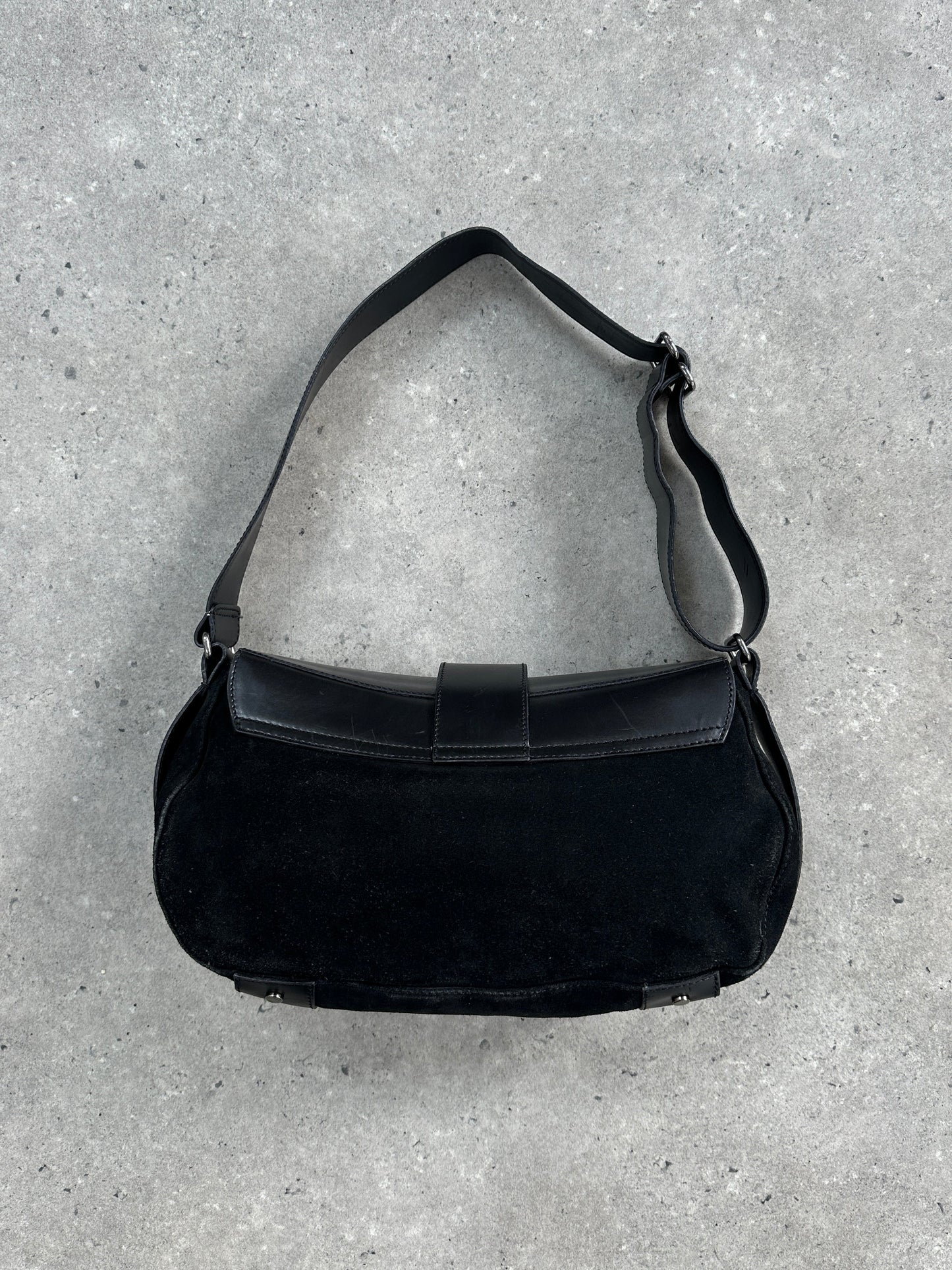 Russell & Bromley 00s Leather Suede Shoulder Bag