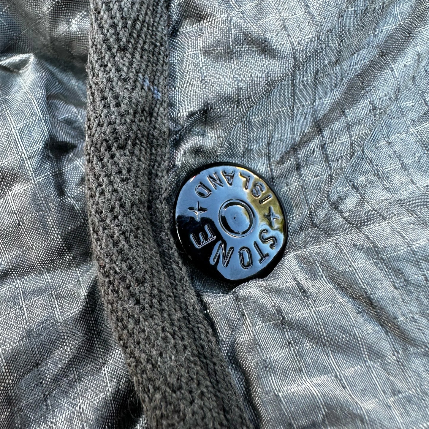 A/W1995 Charcoal Raso Gommato Dual Layer Multi Pocket Jacket