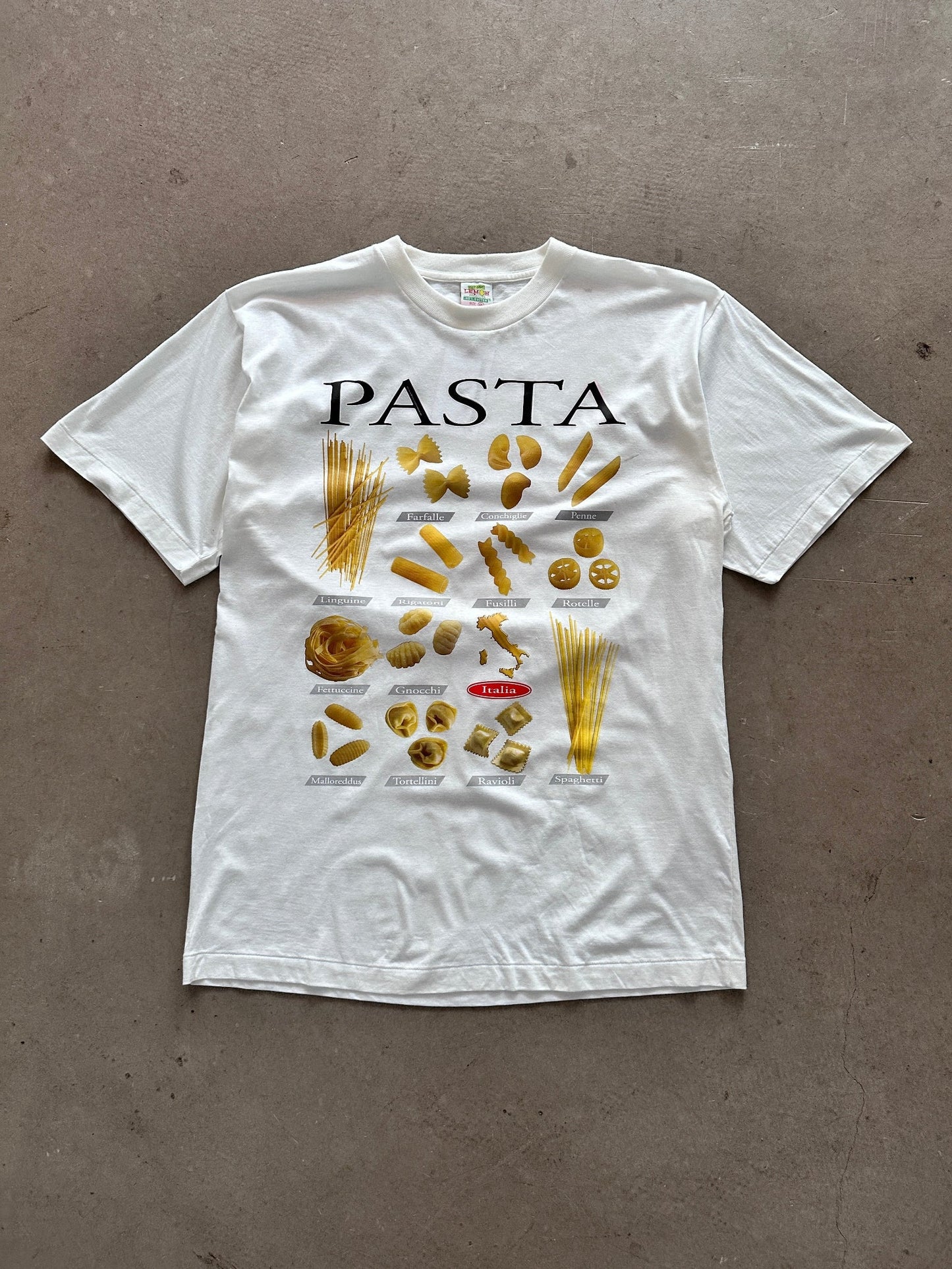 1990's Pasta Italia T-Shirt - XXL