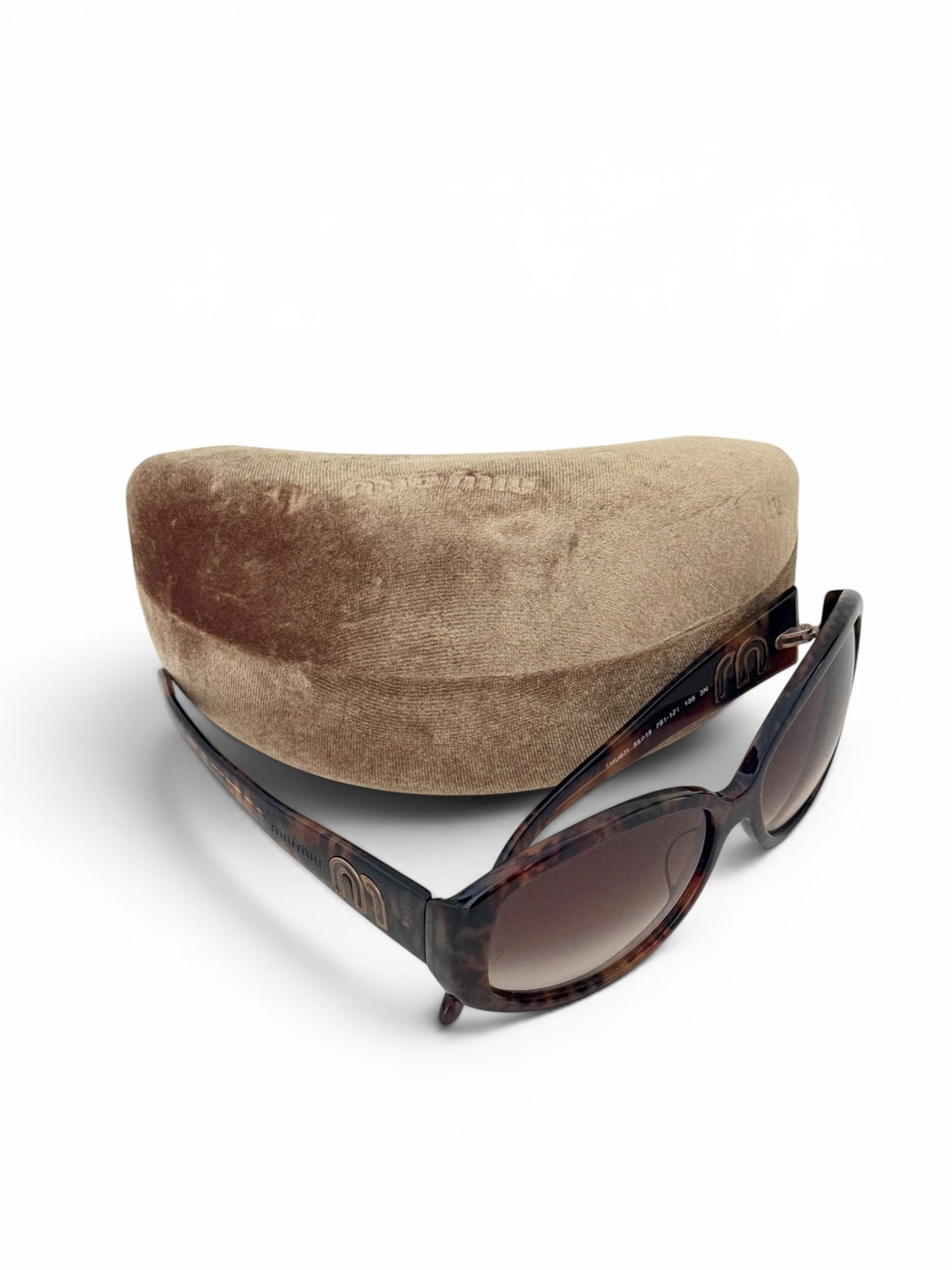 2000s Miu Miu ‘M’ Sunglasses | O/S, Brown