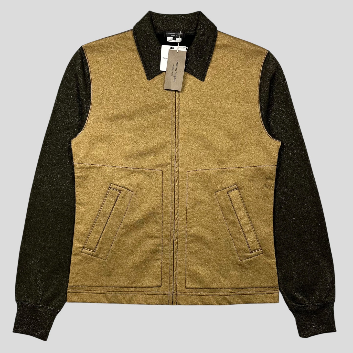 CDG Homme 2011 Gold Glitter Work Jacket - L (M)