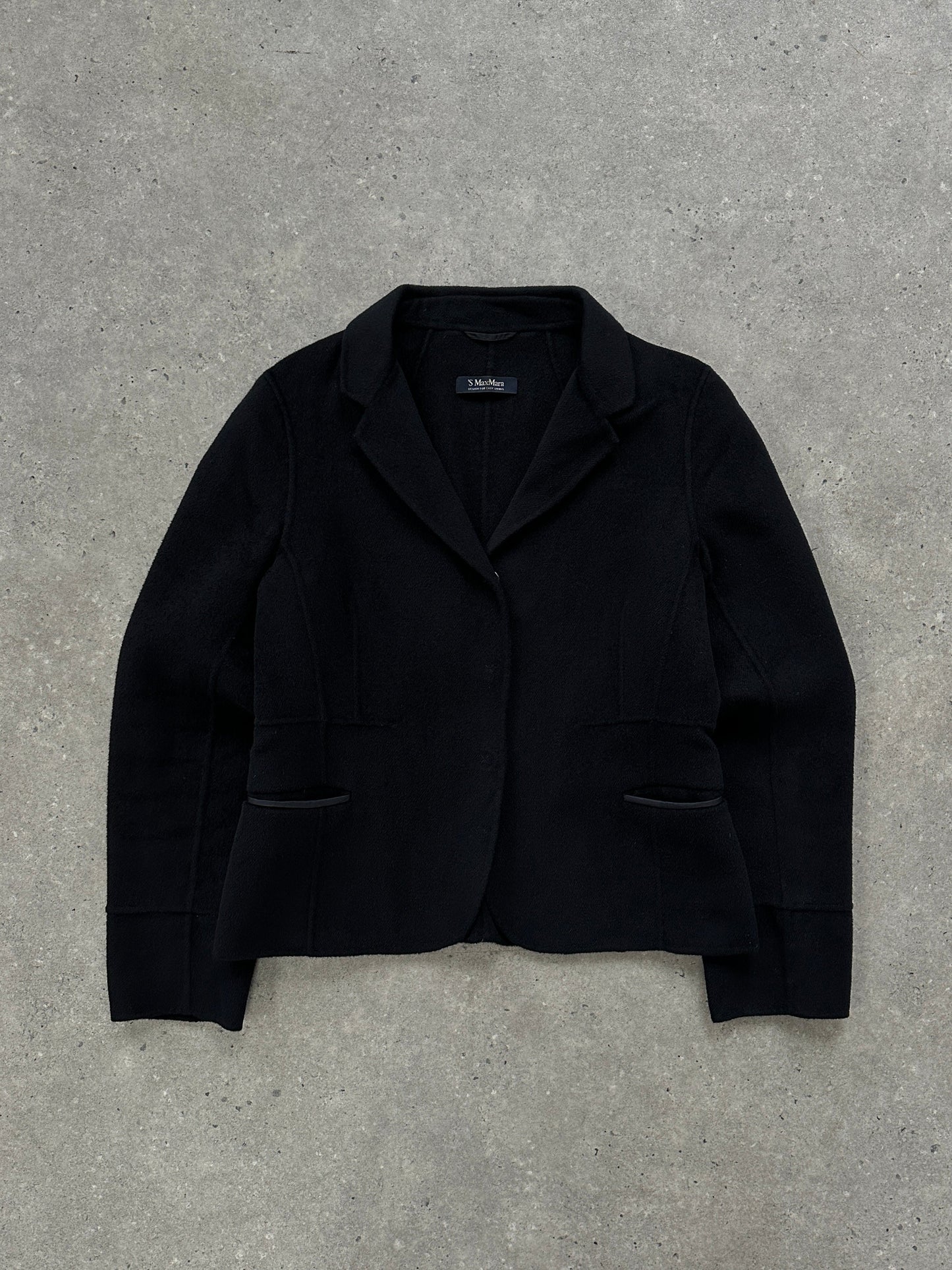 Max Mara ‘S Wool Double Faced Blazer - S/M