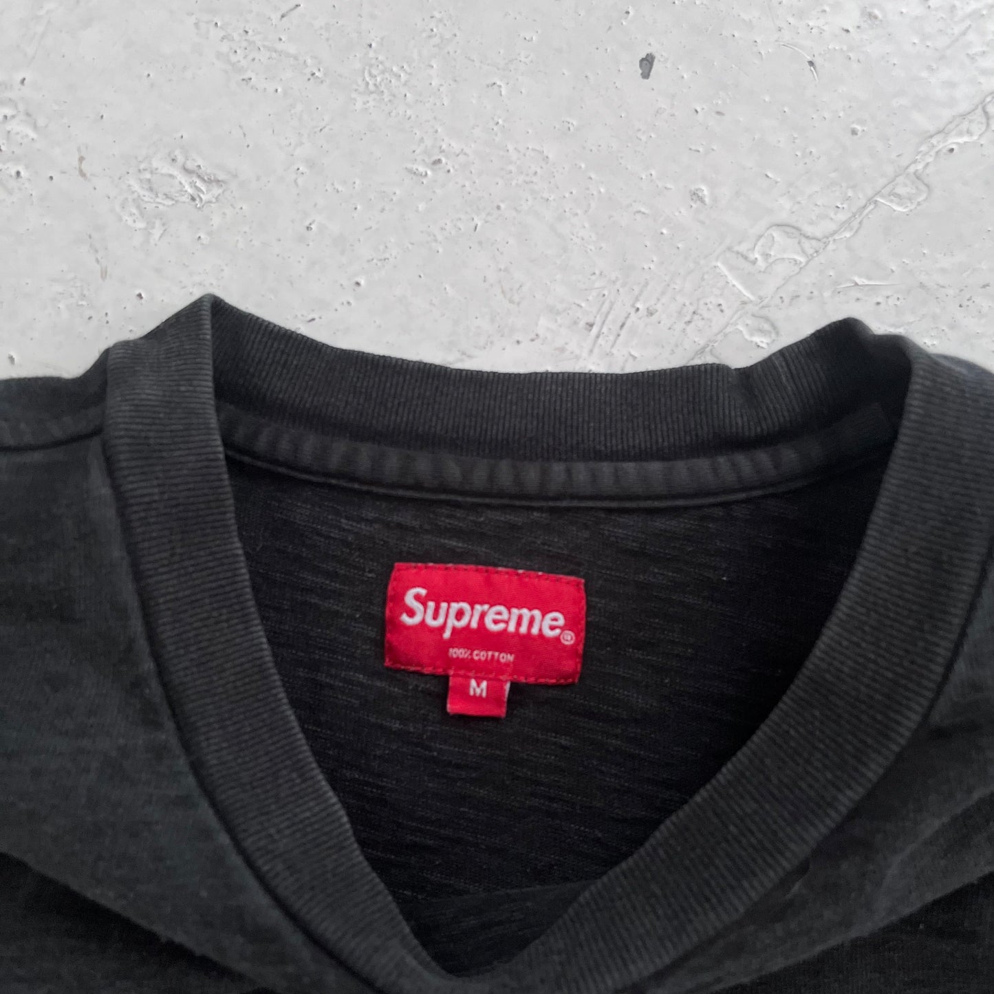 vintage supreme black pocket tee | Black, Black