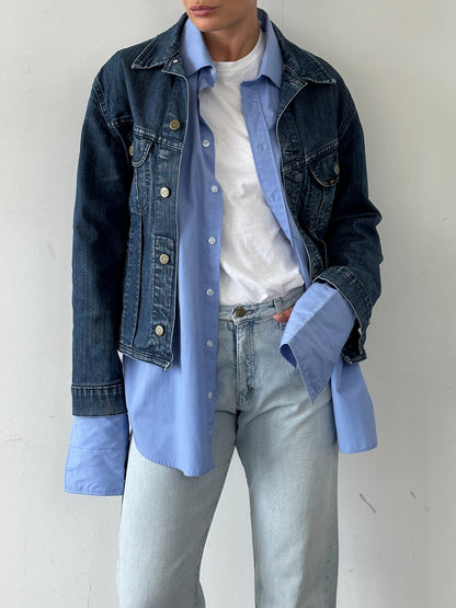 Lee Cotton Fitted Denim Jacket - M