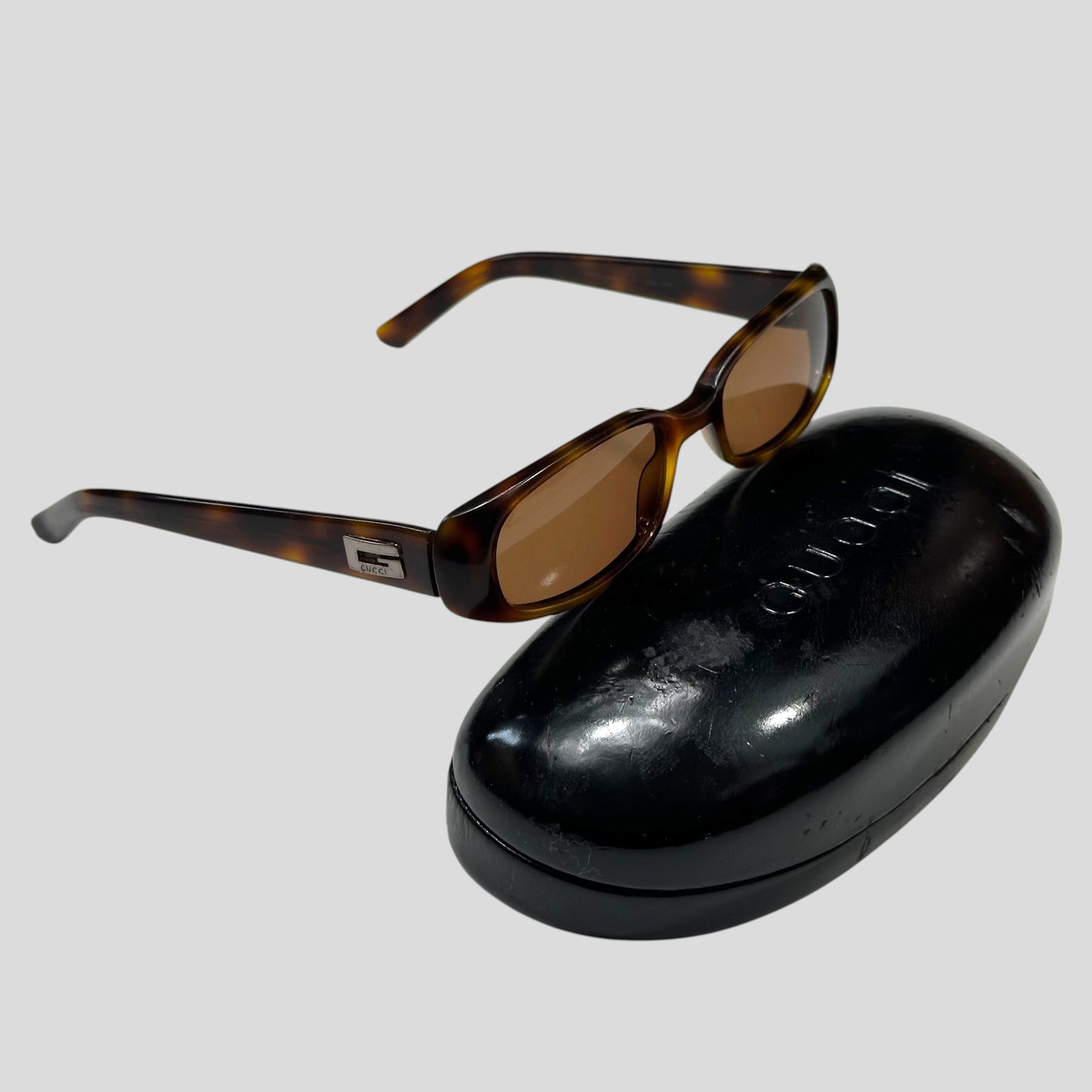 Gucci by Tom Ford 90’s Tortoiseshell Orange Lens Sunglasses | O/S, Brown