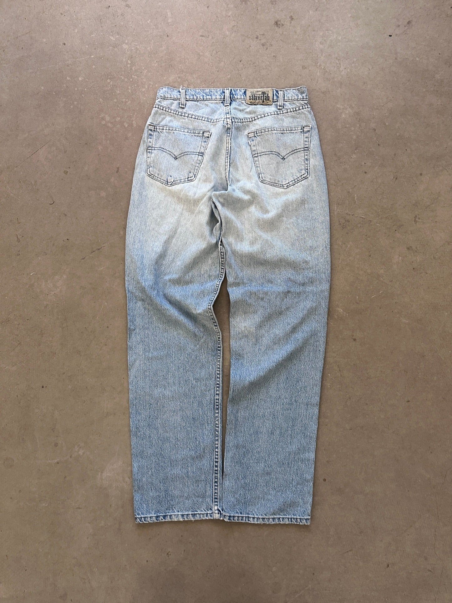 1994 Levi's Silver Tab Relaxed Jeans - 32 x 34 | W32, Multicoloured