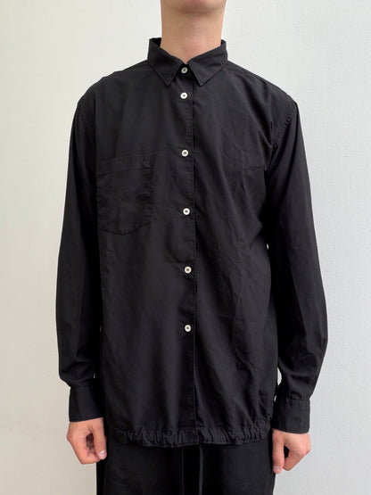 Comme Des Garçon Homme Deux Drawstring Shirt | O/S, Black