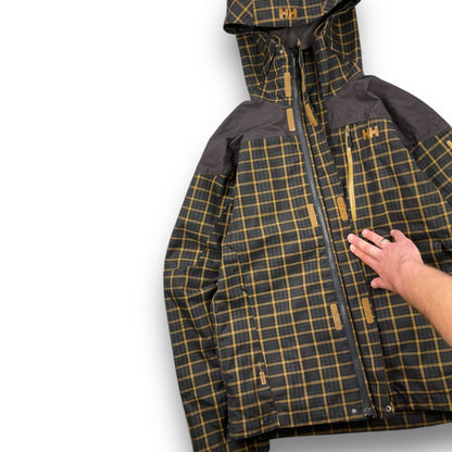 Helly Hansen Asymmetric Plaid Jacket (M) | Default Title, Navy