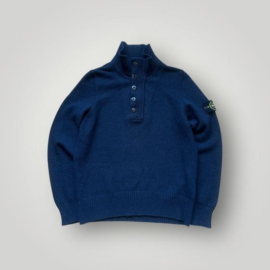 Stone Island AW/14 Wool 1/4 Button Down Knit M