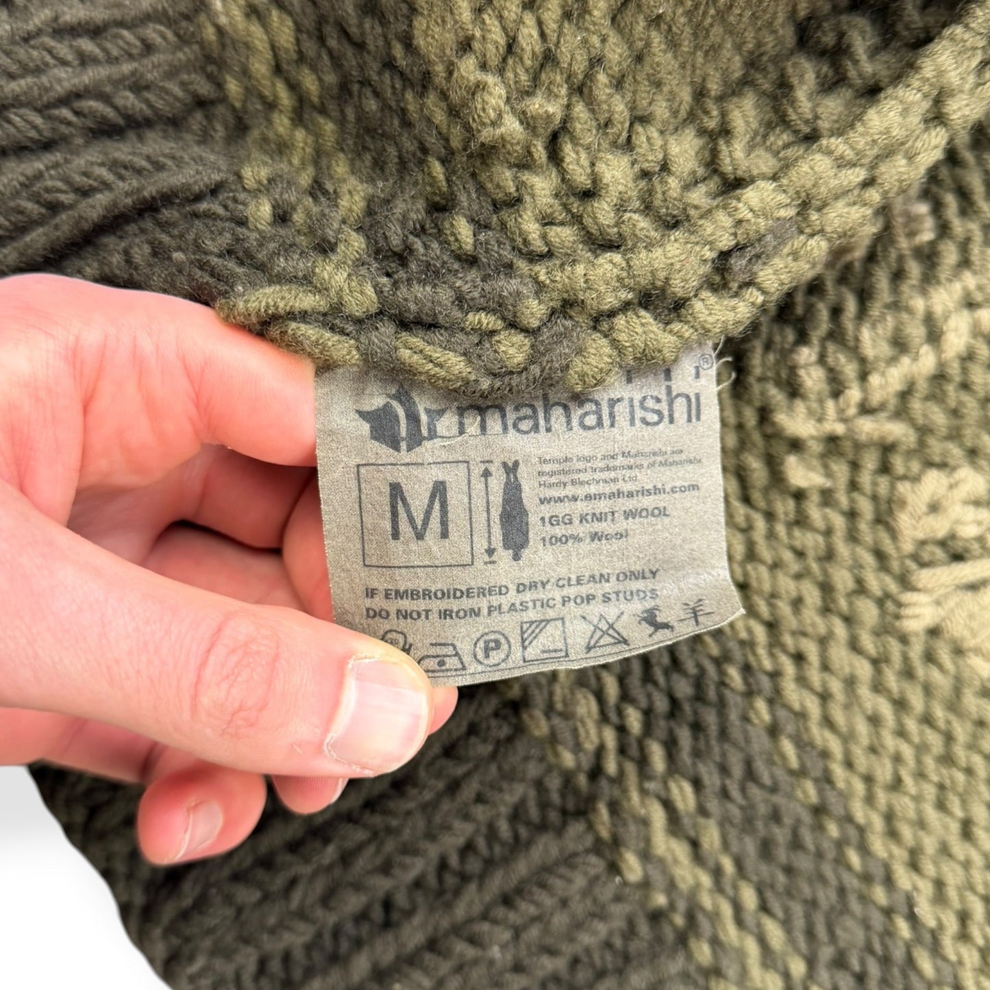 2000's Maharishi 1GG Knit Wool Jacket (M) | Default Title, Red