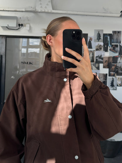 Vintage 2000s Double Zip Boxy Bomber Jacket - M/L