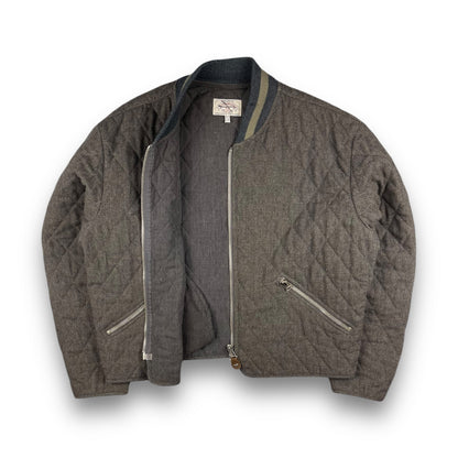 90's Armani Quilted Wool Bomber (M) | Default Title, Multicoloured