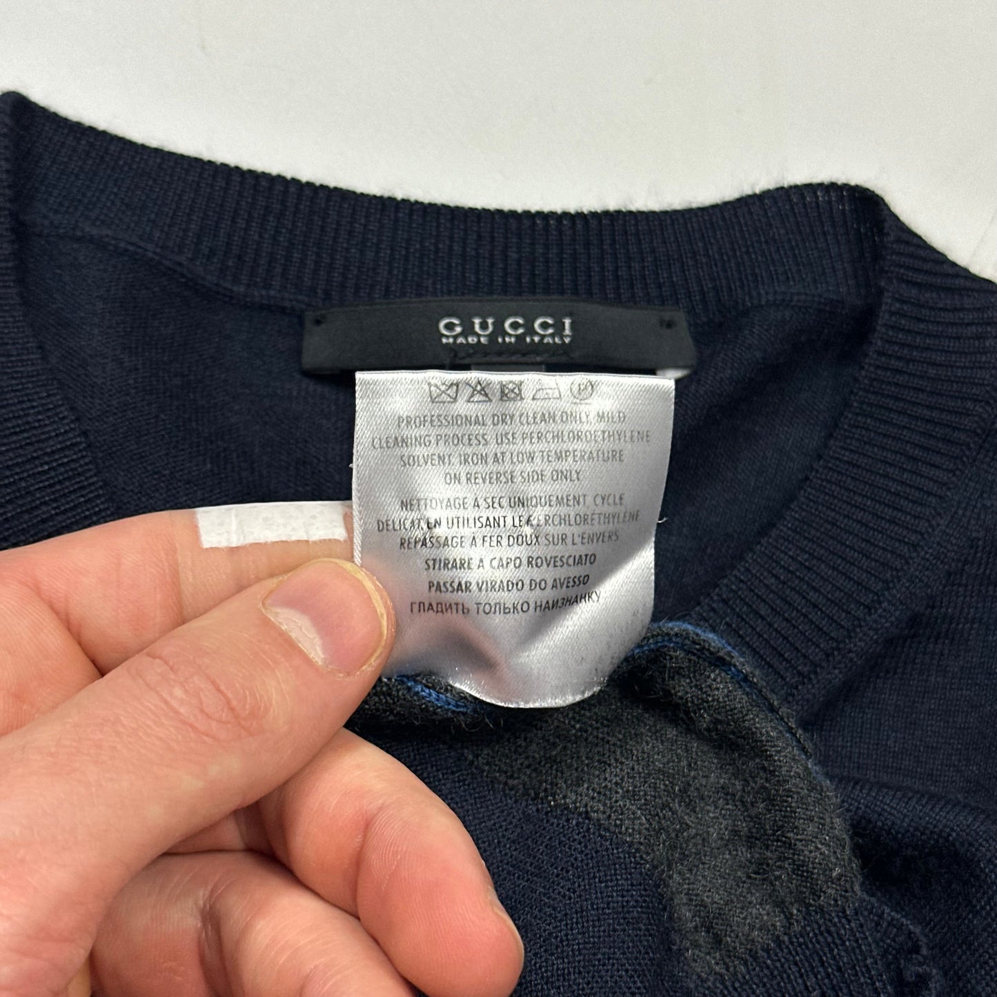 Gucci Superfine Silk & Cashmere Lightweight Panelled Knit - M | Default Title, Multicoloured