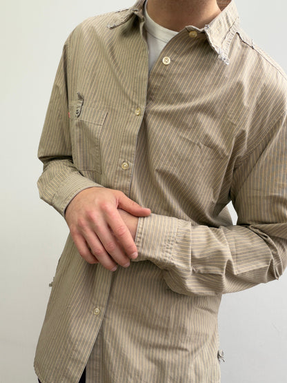 Hugo Boss Orange 00s Raw Construction Shirt | Large, Orange