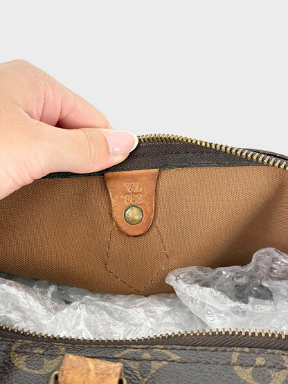90s Louis Vuitton Speedy 35 Handbag | O/S, Brown