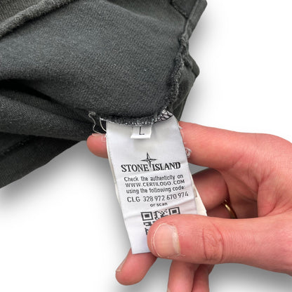 Stone Island Washed Grey Sweatshirt (L) | Default Title, Grey
