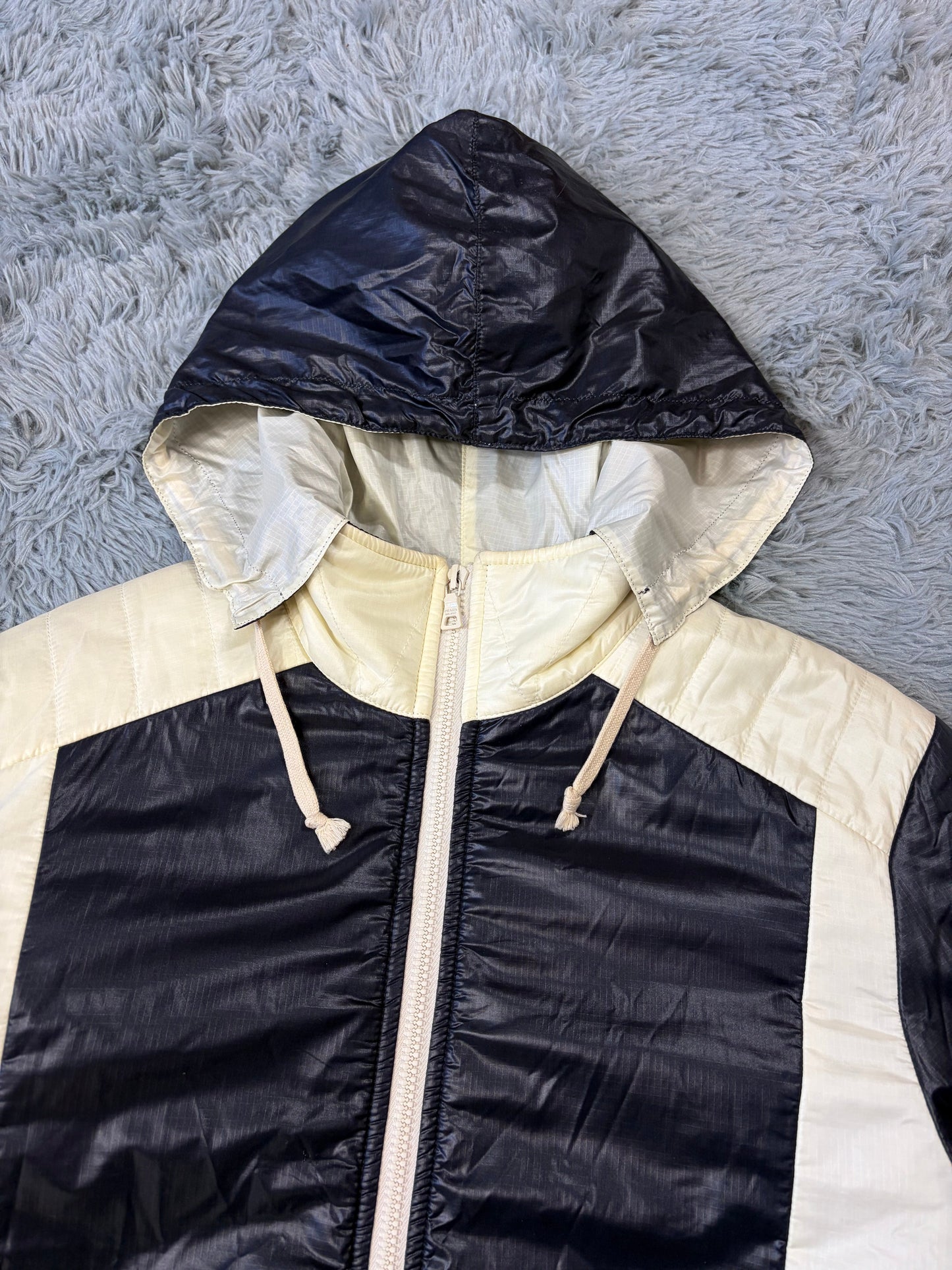 Prada Sport 2008 Astro Panelled Nylon Padded Biker Jacket - L | O/S, Multicoloured
