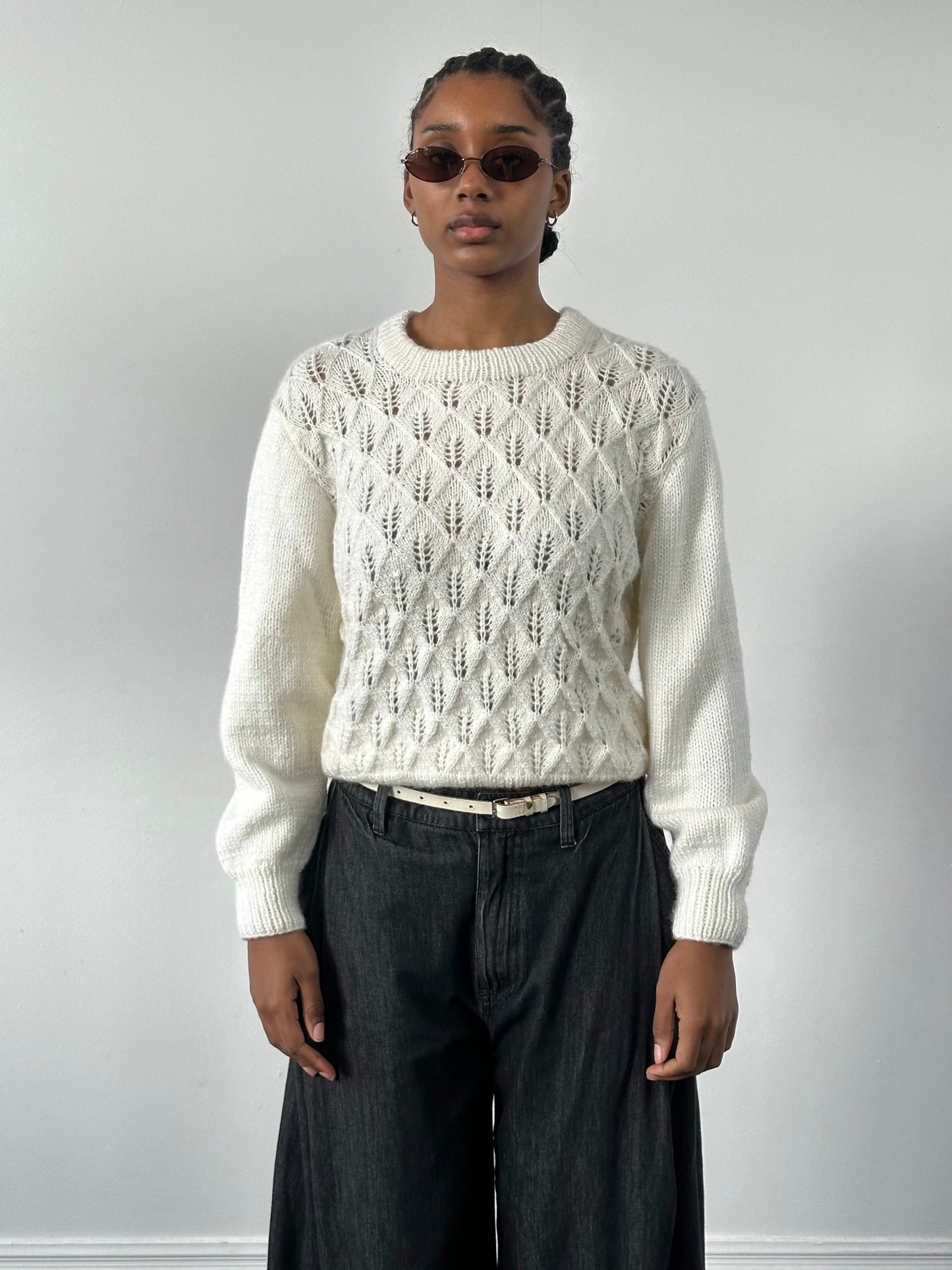 Vintage 1990s Wool Knit Jumper - S/M