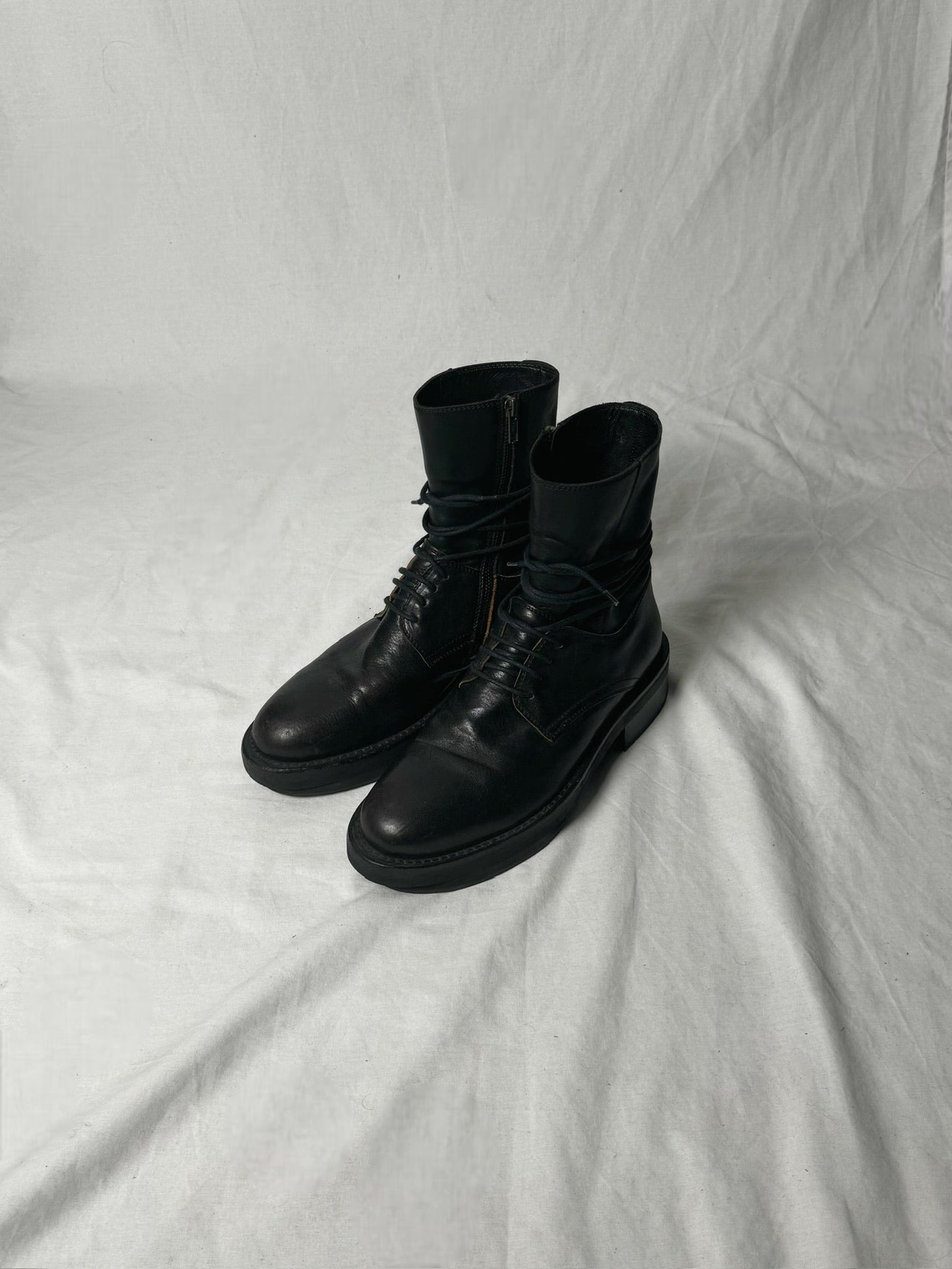 ANN DEMEULEMEESTER LACE UP BOOT | Default Title, Black