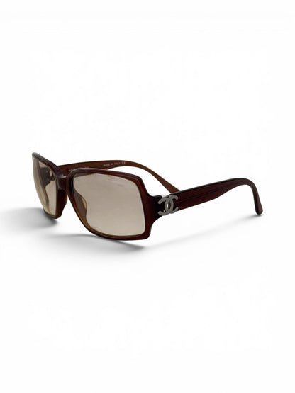 2000s Chanel CC Transparent Sunglasses | O/S, Silver