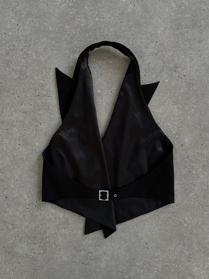 Emporio Armani SS2002 Pure Silk Tuxedo Waistcoat - M