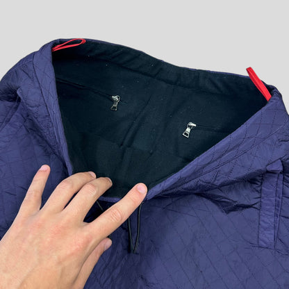 Prada Sport AW00 Reversible Nylon Quilted + Fleece Trousers - IT46 | W31, Purple