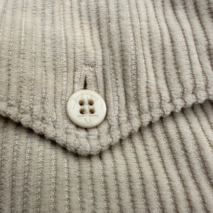 A/W1995 Cream 1/4 Zip Jumbo Corduroy Shirt