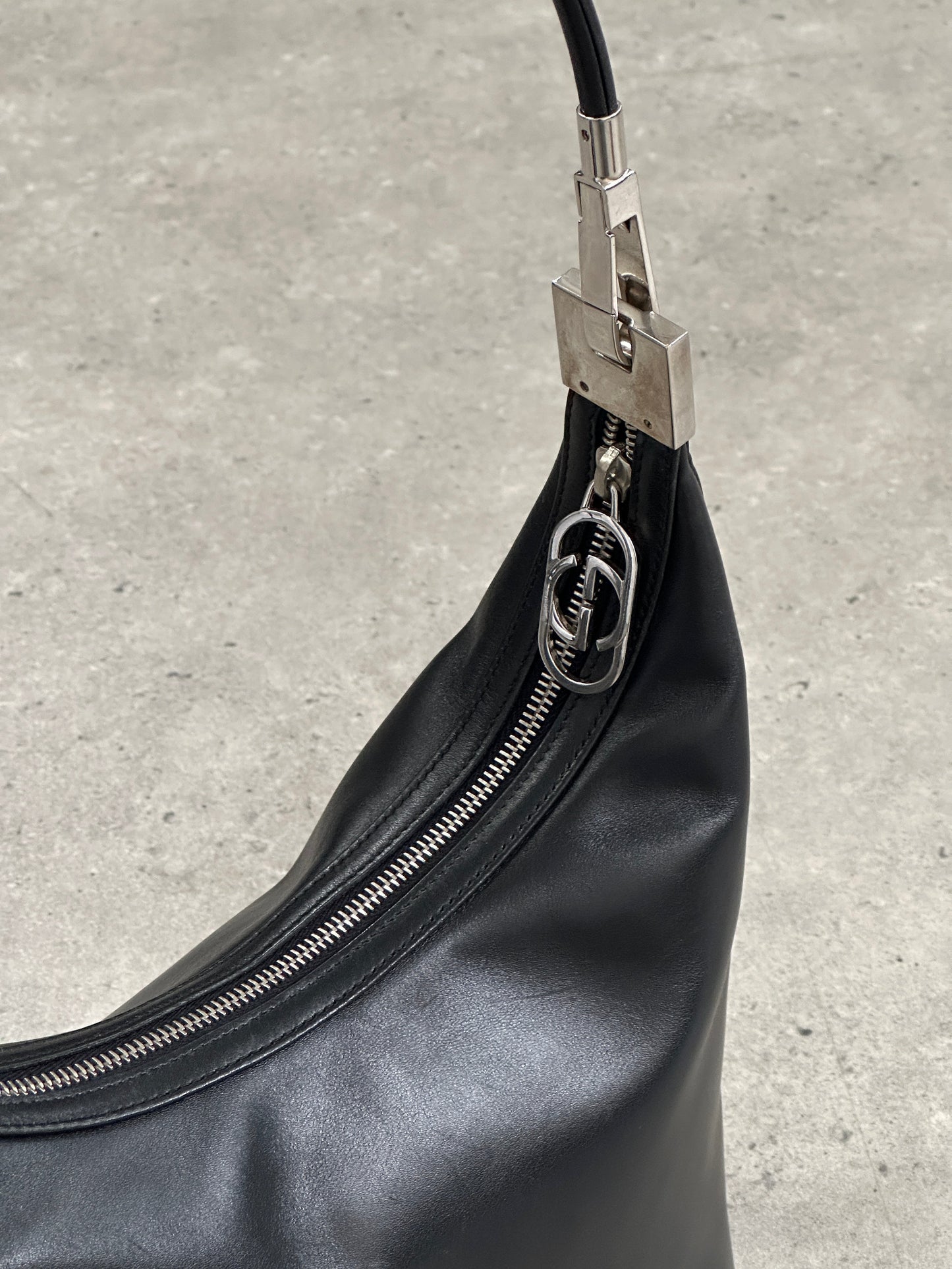 Gucci GG Leather Shoulder Bag