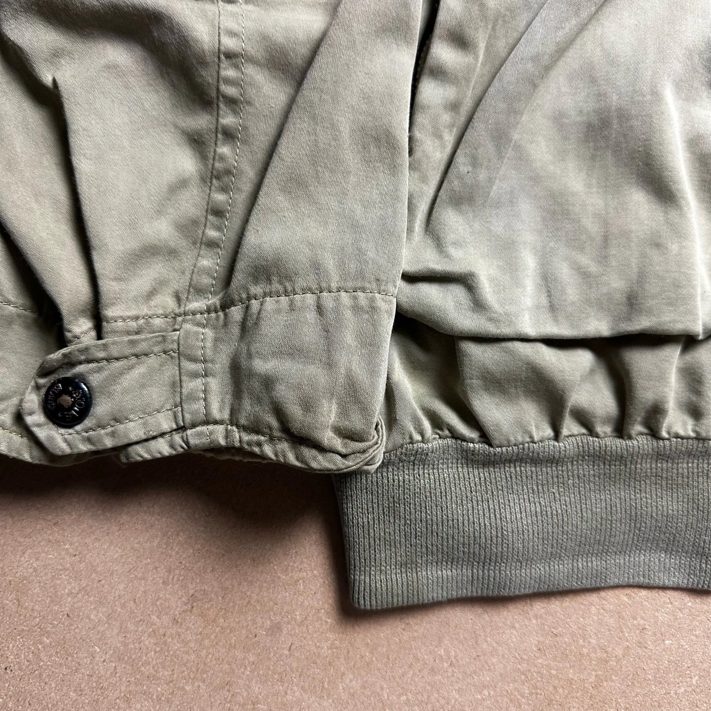 S/S 1988 Sage Green Raso Gommato Vulcanised Rubber Flight Jacket