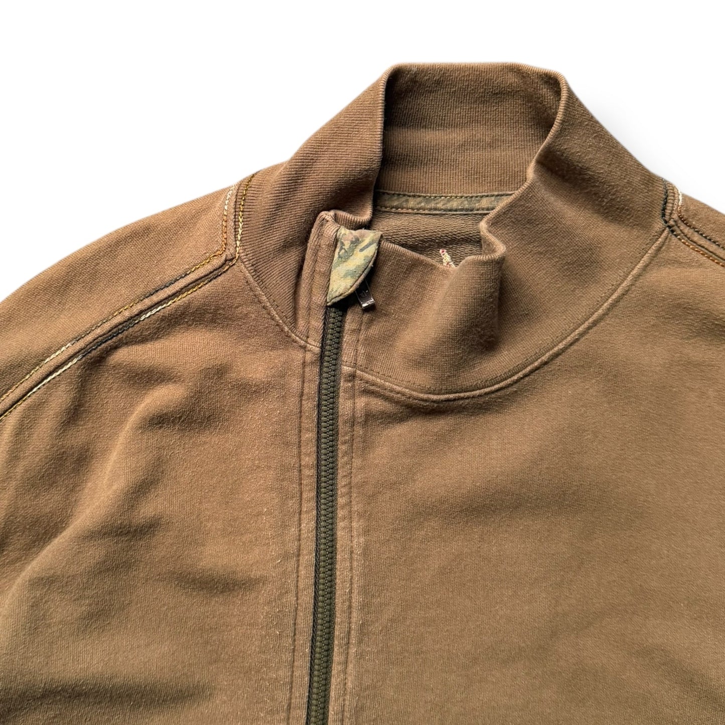 2000's Maharishi Off Centre Zip Embroidered Jumper (M) | Default Title, Multicoloured