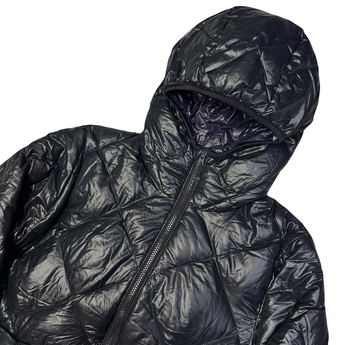 Camp 7 Diamond Stitch Puffer Jacket In Black ( S )