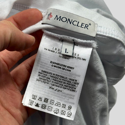 Moncler Nylon Pocket Logo T-shirt - L (M) | White