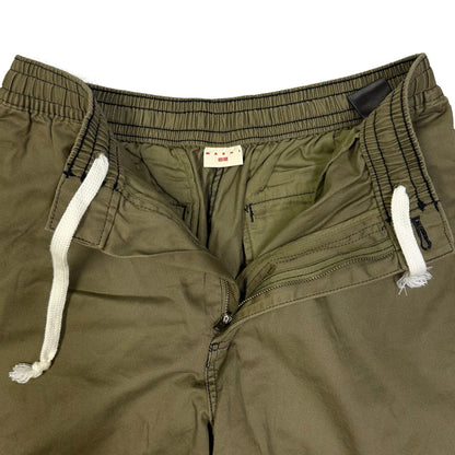 Uniqlo X Marni Wide Fit Shorts In Olive ( L ) - 1036 Emporium