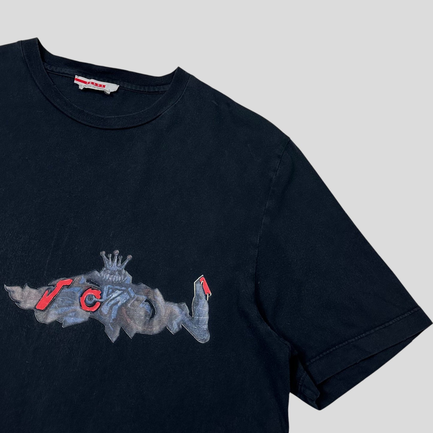 Prada Sport 2006 Unspoken Dialogue Graphic T-shirt - M | Default Title, Navy