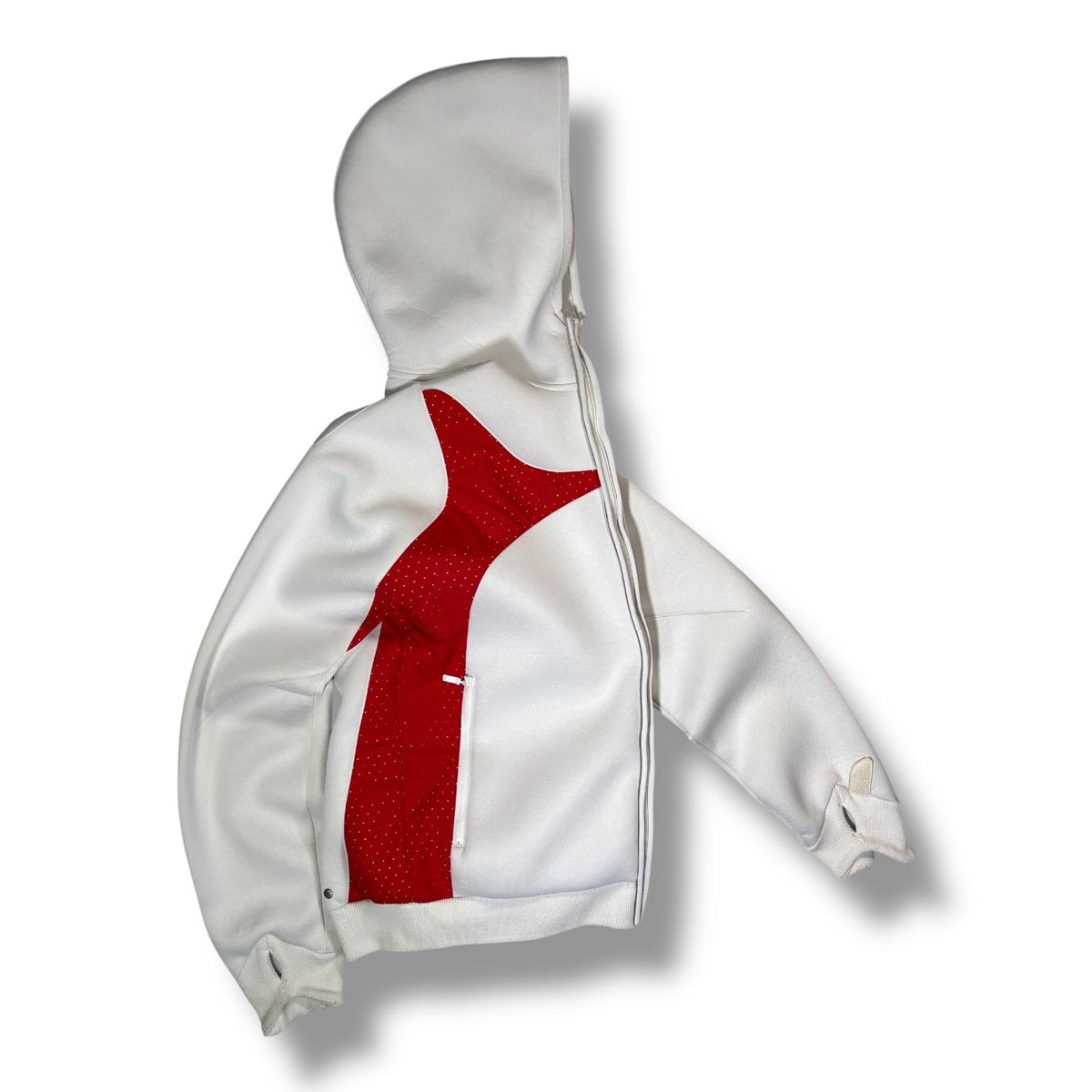 Puma Mostro 00’s Neoprene Perforated Hoodie L | Large, Red
