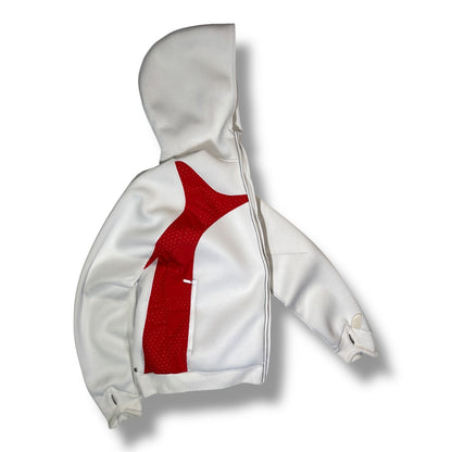 Puma Mostro 00’s Neoprene Perforated Hoodie L | Large, Red