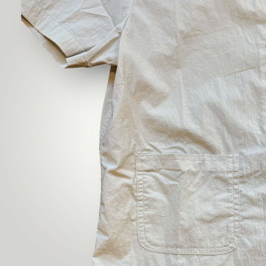 Snow Peak Short Sleeve Technical Overshirt S | O/S, Off-white