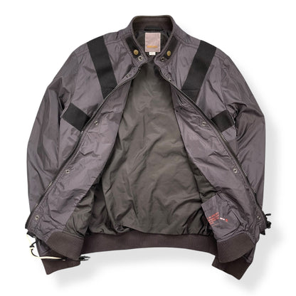 2000's Diesel Nylon Bondage Bomber Jacket (L) | Default Title, Black