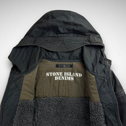 Stone Island Denims Waxed Cotton Hooded Jacket (AW2008)