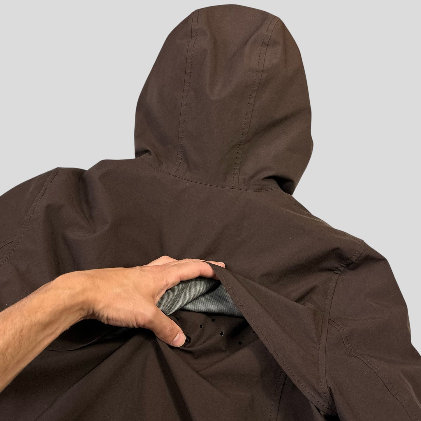 Prada Sport 2002 3 in 1 Brown Ventilated Goretex Technical Jacket - IT46 | Default Title, Brown