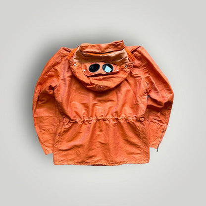 SS 2005 C.P. Company Rubberised Nylon-Linen Mille Miglia Goggle Jacket 52