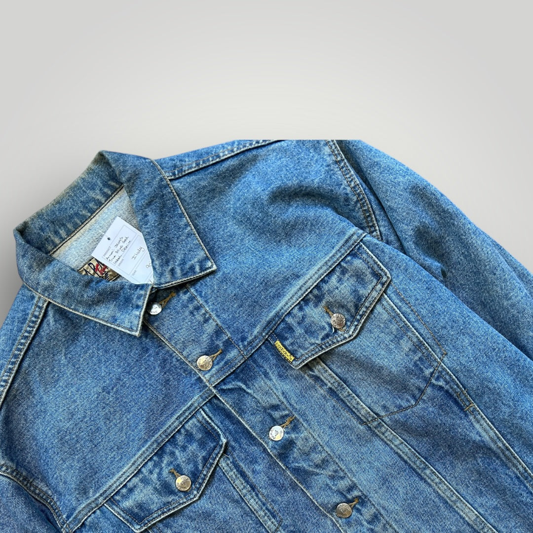 Armani Jeans True Blue Gold Label Denim Jacket L | Default Title, Blue