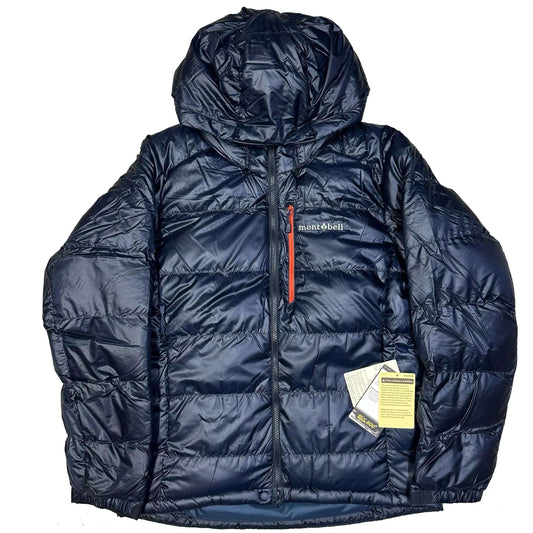 Montbell Alpine Down Parka Puffer Jacket In Navy Blue (L)