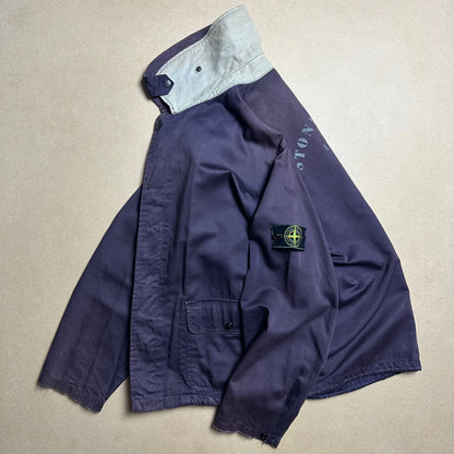 S/S 1993 Midnight Blue Raso Gommato Life Safer Blouson Jacket
