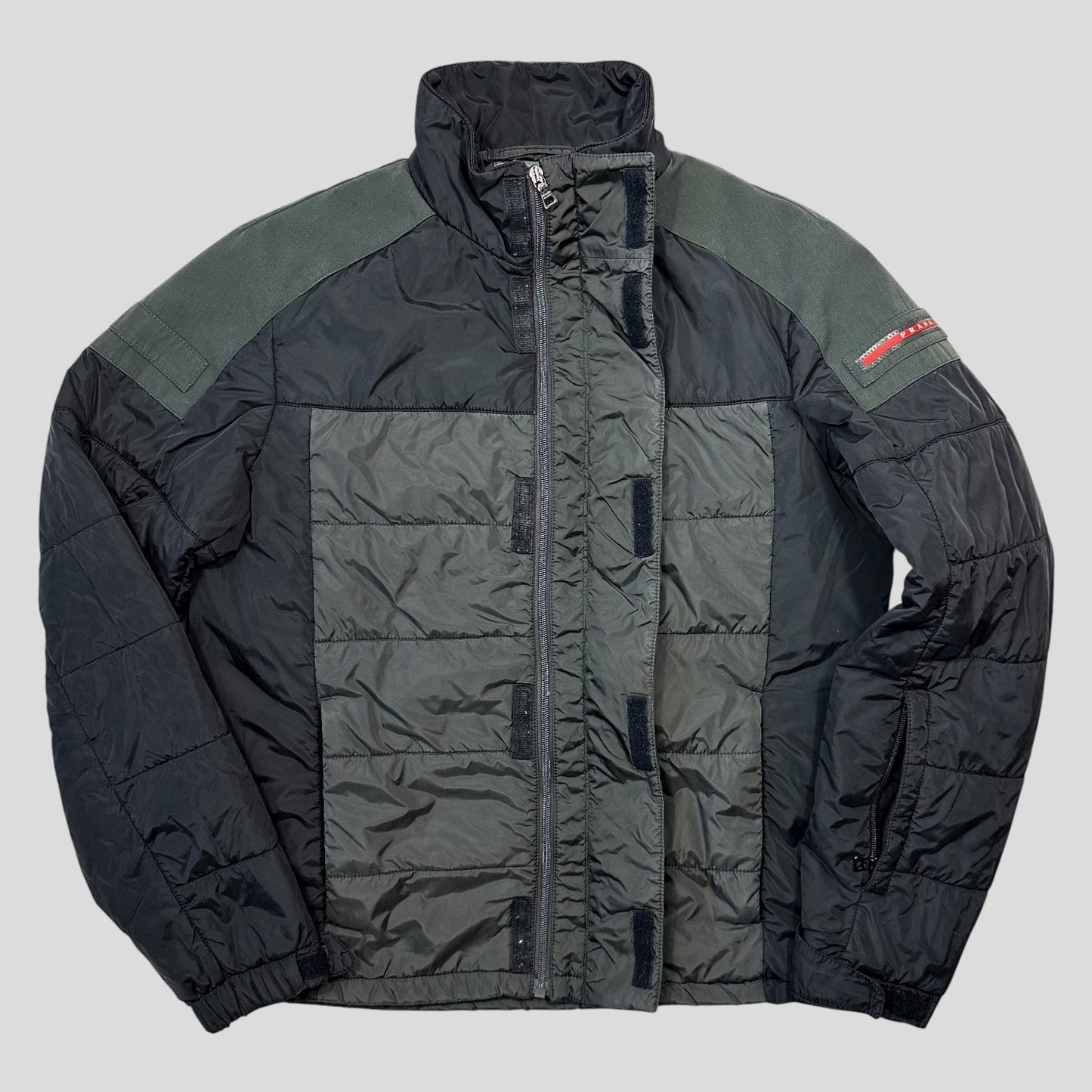 Prada Sport 2009 Nylon Panelled Technical Puffer Jacket - IT54 (L)