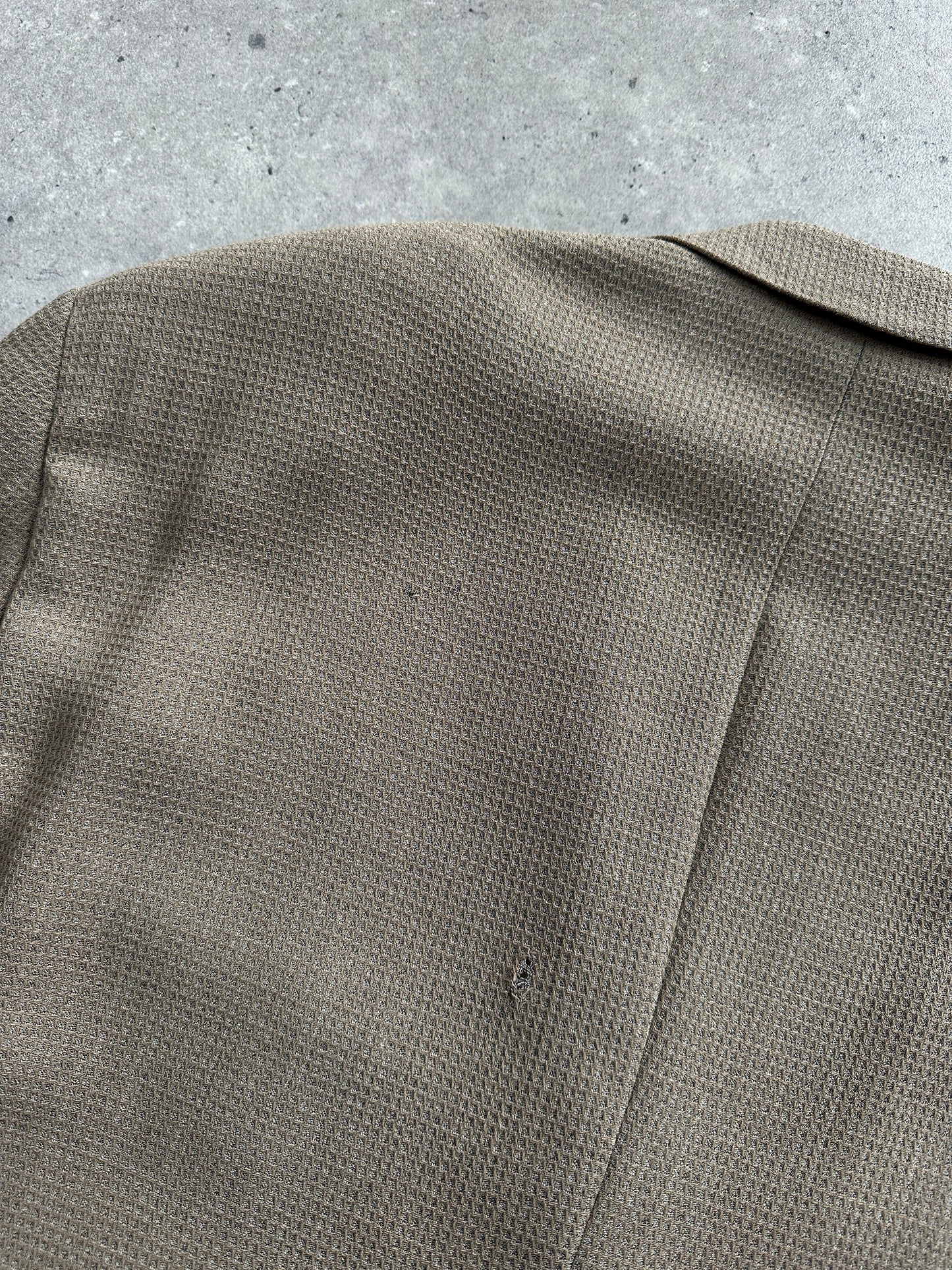 Giorgio Armani Le Collezioni 1990s Wool Woven Blazer - 40R/L