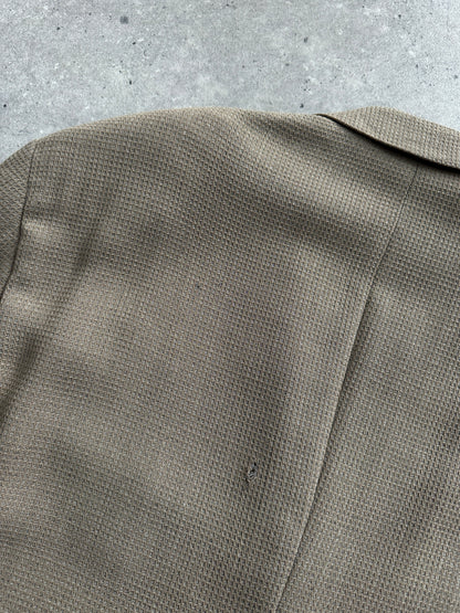 Giorgio Armani Le Collezioni 1990s Wool Woven Blazer - 40R/L